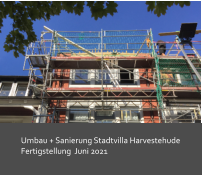 Umbau + Sanierung Stadtvilla Harvestehude Fertigstellung  Juni 2021