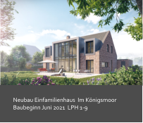 Denkmalschutz Hamburg Sanierung Neubau Einfamilienhaus  Im Königsmoor  Baubeginn Juni 2021  LPH 1-9